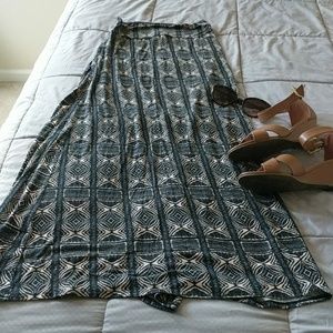 Boho maxi skirt